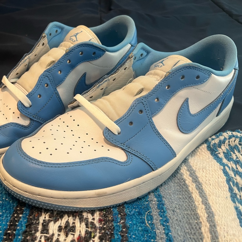 Air Jordan 1 Low UNC Golf Size 12.5 Carolina University Blue